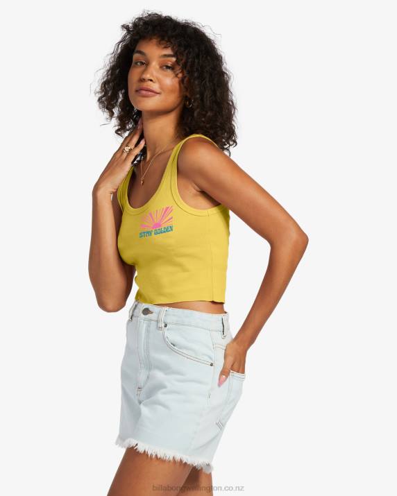 Women Honeybee Billabong Radiate All Day Tank Top 80P81855