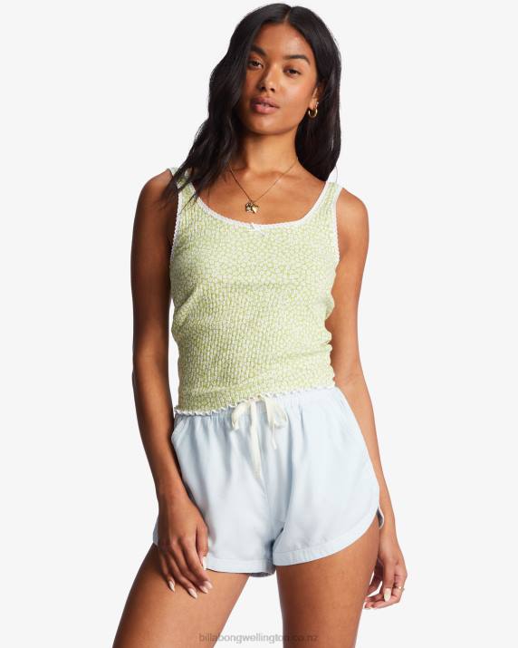 Women Moss Meadow Billabong Till Dawn Tank Top 80P82144