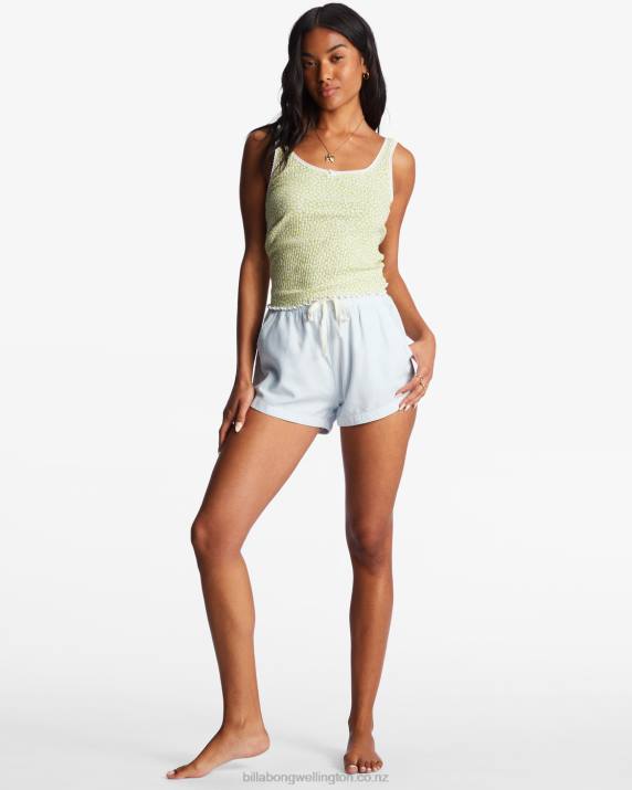Women Moss Meadow Billabong Till Dawn Tank Top 80P82144