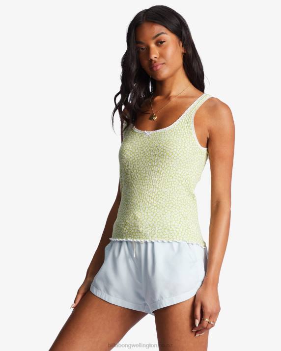 Women Moss Meadow Billabong Till Dawn Tank Top 80P82144