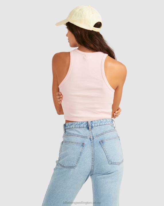 Women Pale Pink Billabong Jessie Tank Top 80P82368