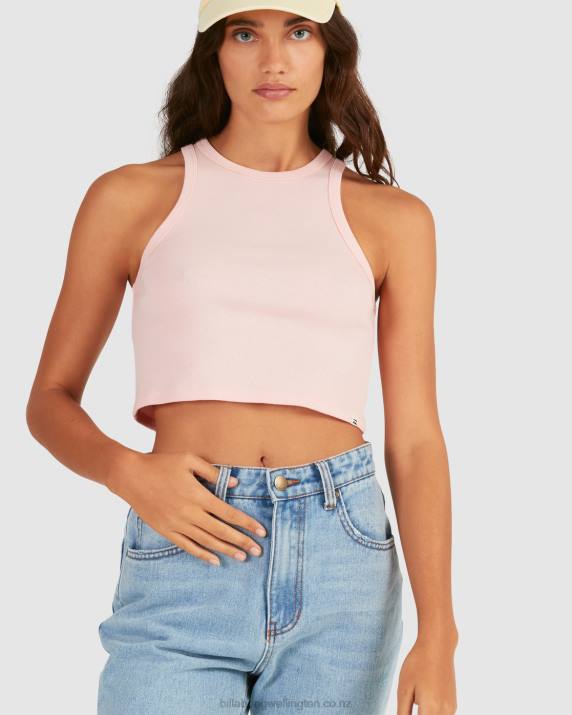 Women Pale Pink Billabong Jessie Tank Top 80P82368