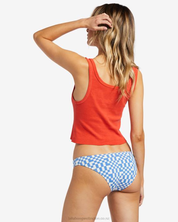 Women Red Aloha Billabong Mahalo Friend Tank Top 80P81915