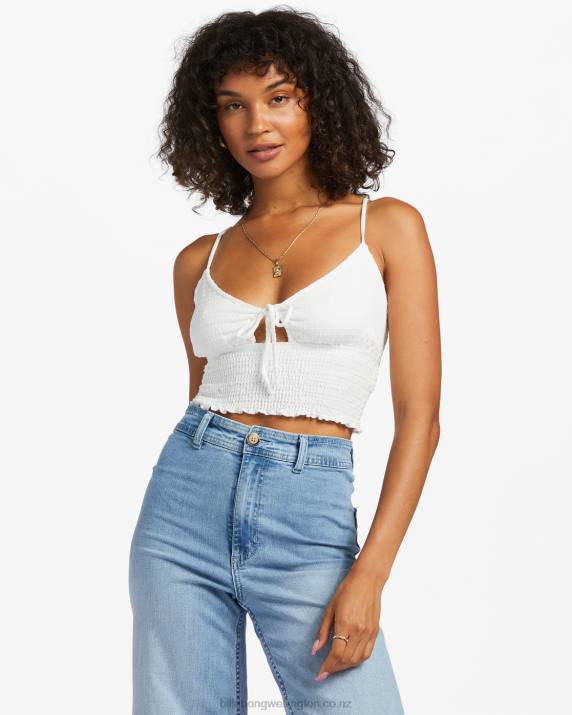 Women Salt Crystal Billabong Ray Of Sun Tank Top 80P81786