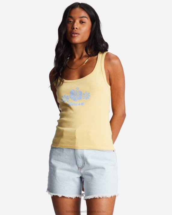 Women Shes Sunny Billabong So Much Mahalo Tank Top 80P82114
