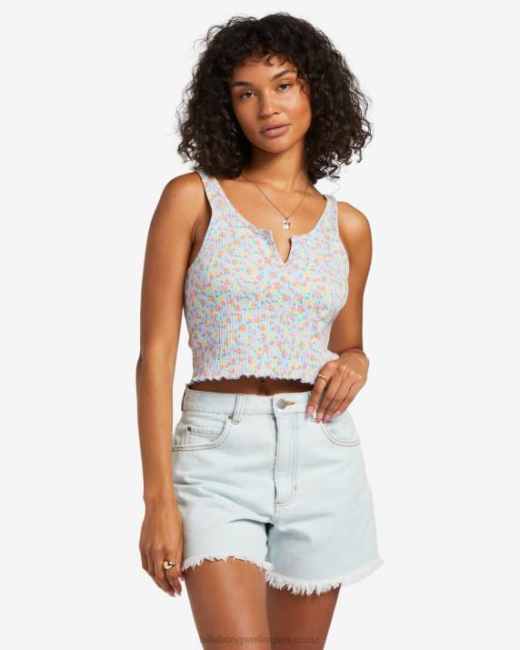 Women Summer Sky Billabong Notch Tank Top 80P81824