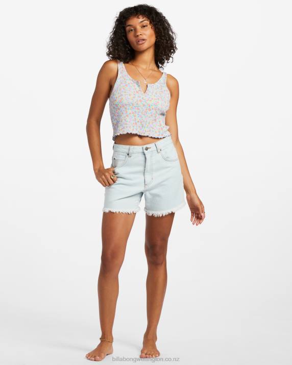 Women Summer Sky Billabong Notch Tank Top 80P81824