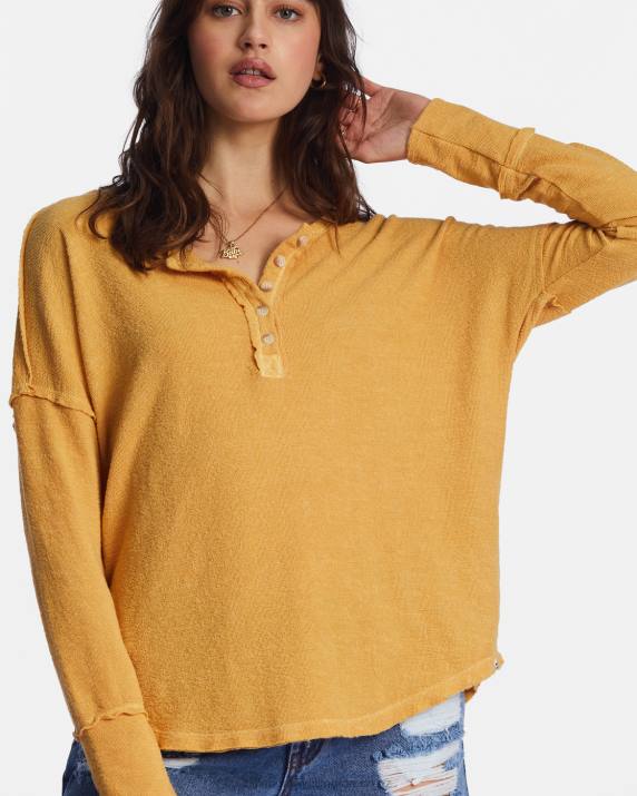 Women Gold Coast Billabong New Anyday Henley Top 80P82200