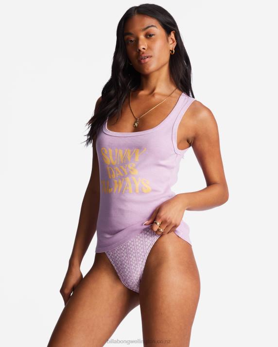 Women Lilac Dream Billabong Sunny Days Tank Top 80P82122