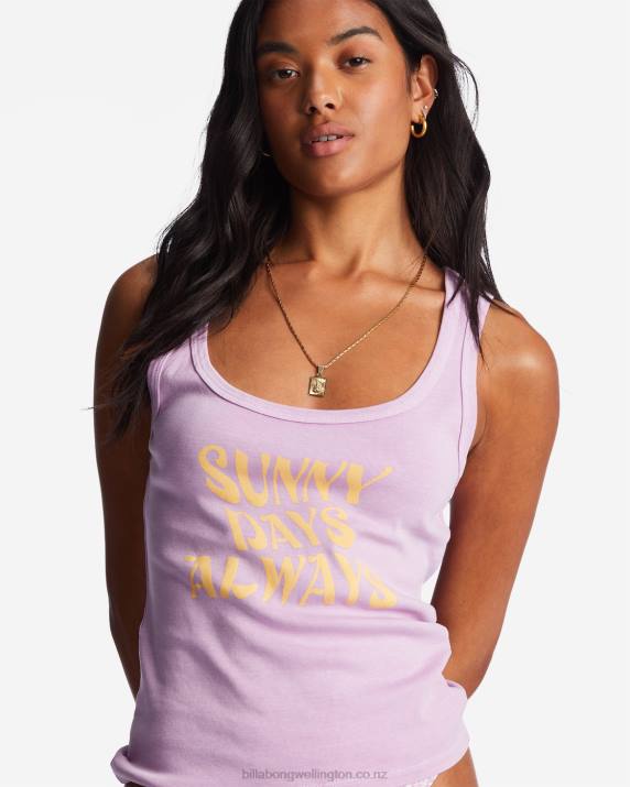 Women Lilac Dream Billabong Sunny Days Tank Top 80P82122