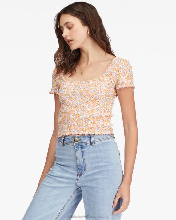 Women Multi Billabong Squared Away Knit Top 80P82276