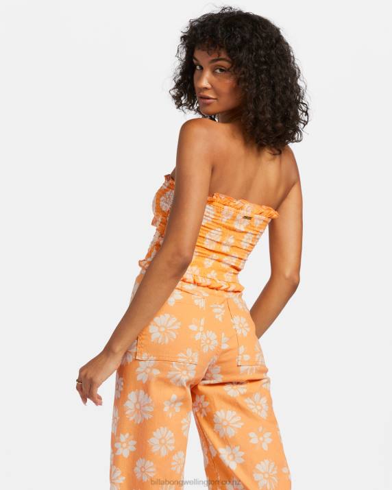 Women Orange Peel Billabong So Extra Crop Top 80P81920