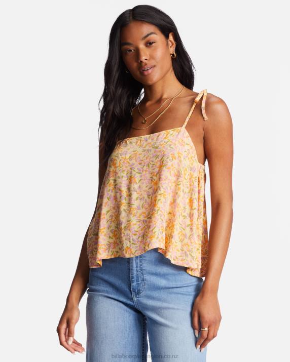 Women Peach Punch Billabong Love The Sun Cami Top 80P81994