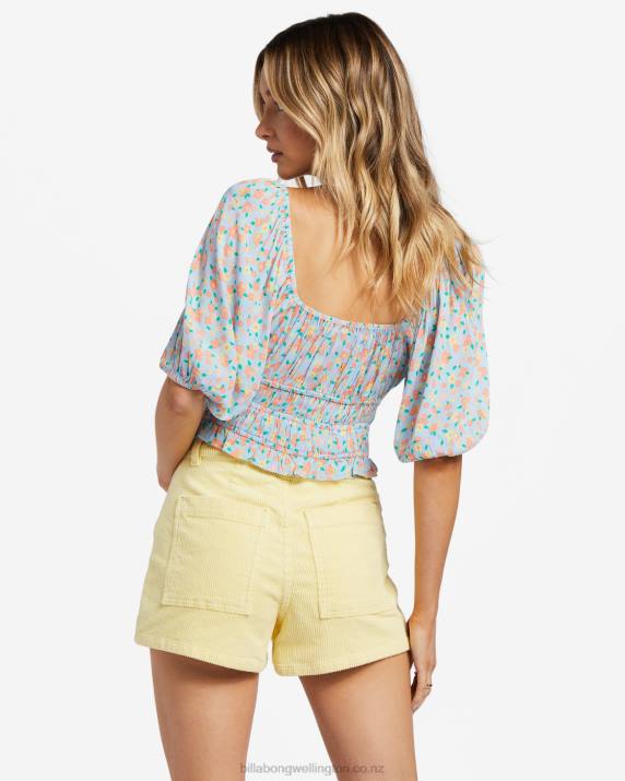 Women Summer Sky Billabong Keep Dreaming Crop Top 80P81870