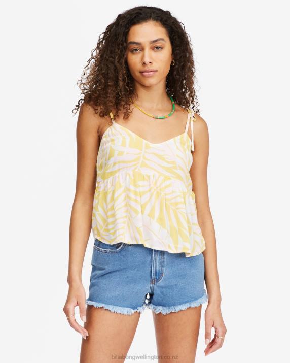 Women Sunburst Billabong Hey There Cropped Cami Top 80P82341