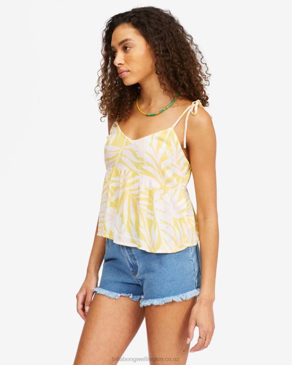 Women Sunburst Billabong Hey There Cropped Cami Top 80P82341
