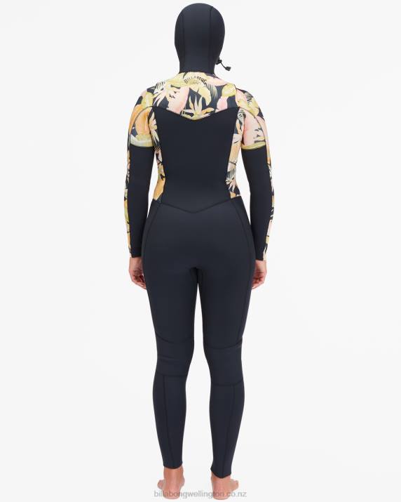 Women Jungle Night Billabong 4/3 Salty Dayz Hooded Full Wetsuit 80P82593