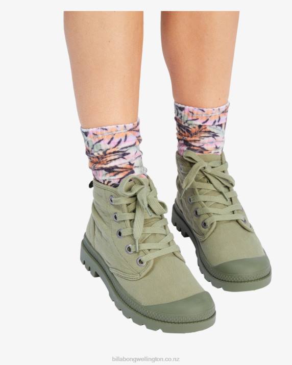 Women Army Billabong Wander Out Hiking Boots 80P82502