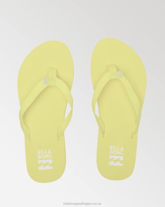 Women Light Lime Billabong Nalu Sandals 80P82542