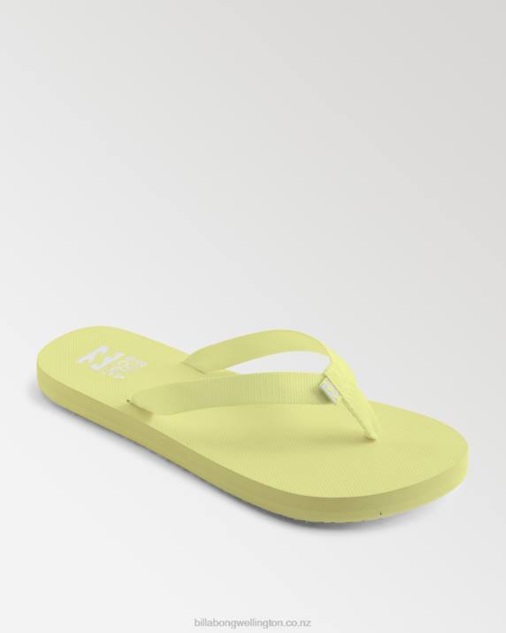 Women Light Lime Billabong Nalu Sandals 80P82542