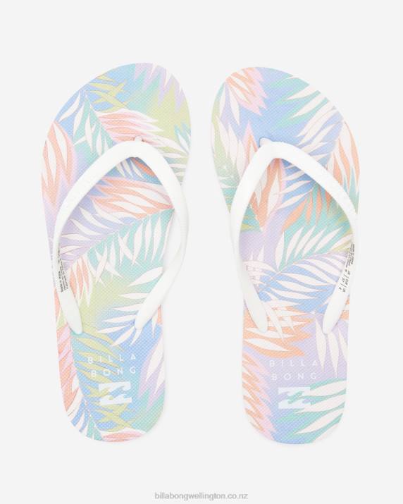 Women Lilac Breeze Billabong Dama Rubber Flip Flop Sandals 80P82517