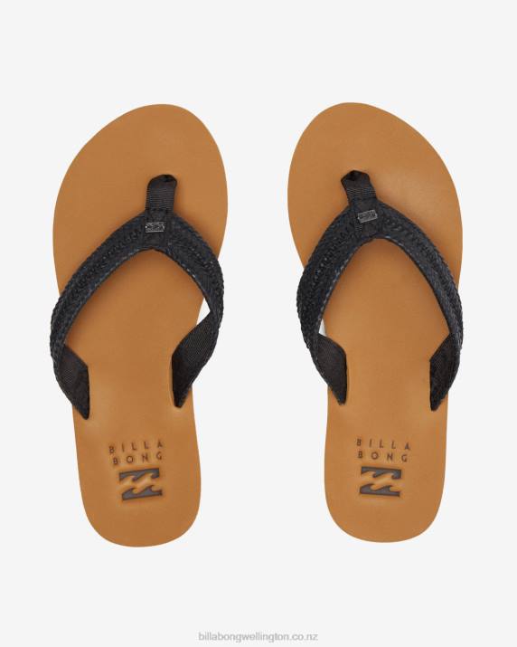 Women Off Black Billabong Kai Braided Sandals 80P82495