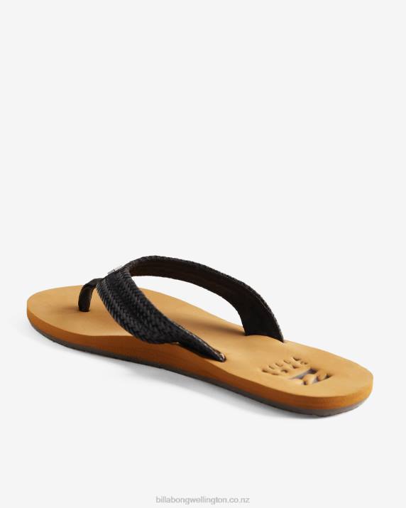 Women Off Black Billabong Kai Braided Sandals 80P82495