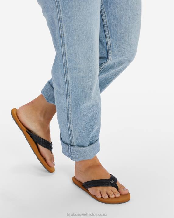 Women Off Black Billabong Kai Braided Sandals 80P82495