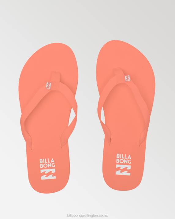 Women Poppin Peach Billabong Nalu Sandals 80P82543