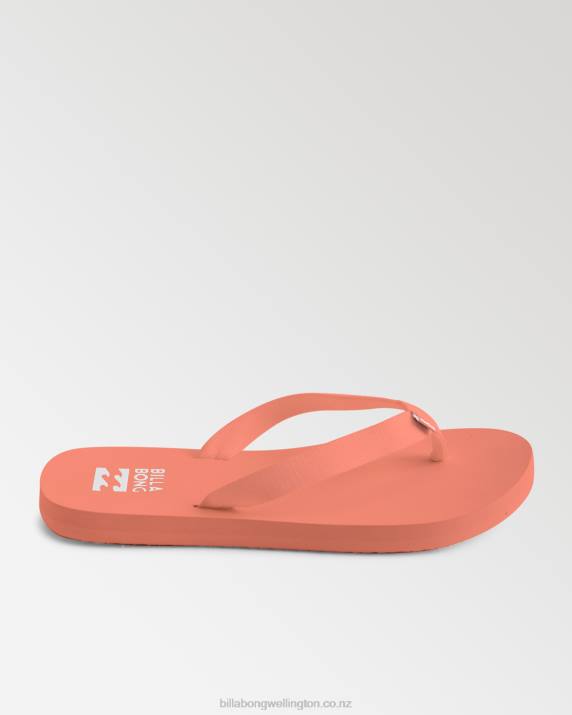 Women Poppin Peach Billabong Nalu Sandals 80P82543