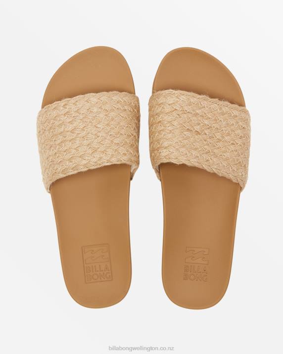 Women Tan Billabong Beach Side Sandals 80P82418