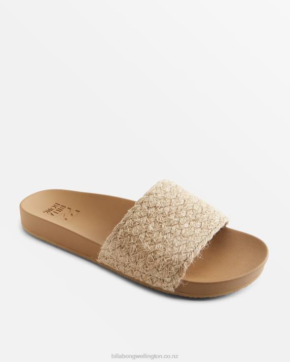Women Tan Billabong Beach Side Sandals 80P82418