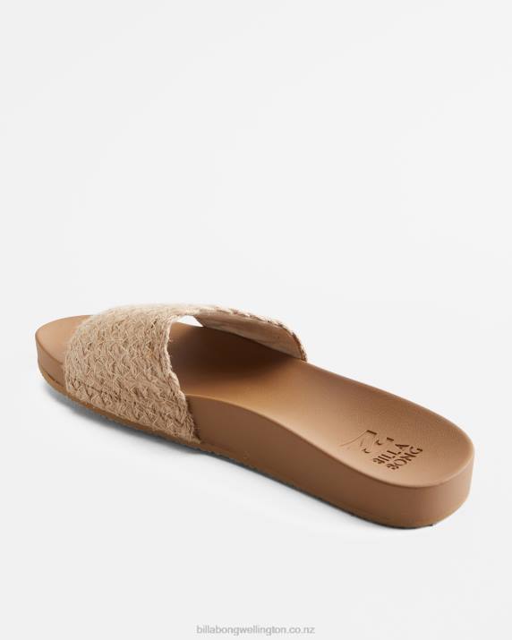 Women Tan Billabong Beach Side Sandals 80P82418