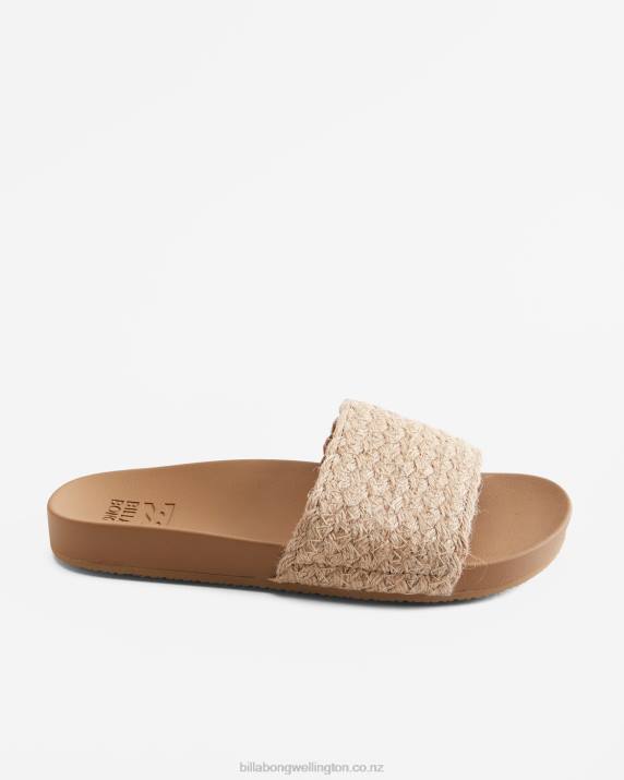 Women Tan Billabong Beach Side Sandals 80P82418