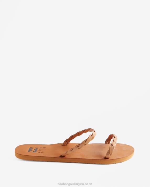 Women Warm Sand Billabong Athena Slider Sandals 80P82514