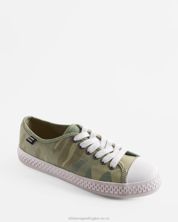 Women Camo Billabong Indie Canvas Shoes 80P82503