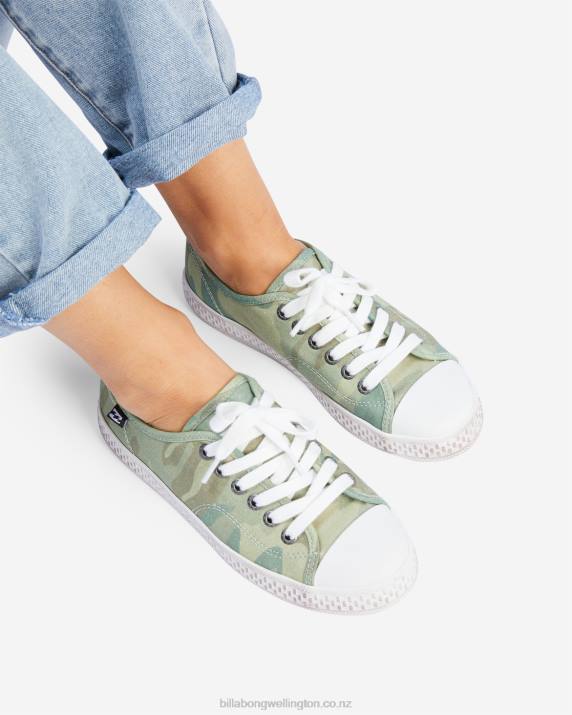 Women Camo Billabong Indie Canvas Shoes 80P82503