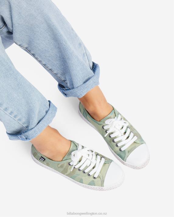 Women Camo Billabong Indie Canvas Shoes 80P82503