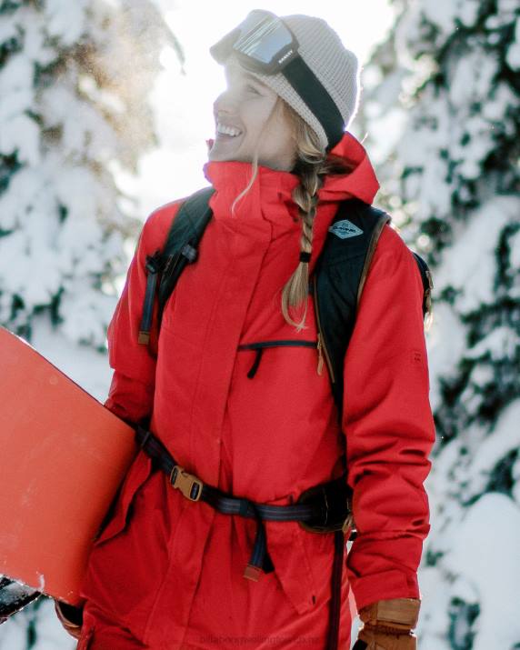 Women Scarlet Billabong A/Div Eclipse 15K Insulated Snow Jacket 80P82562