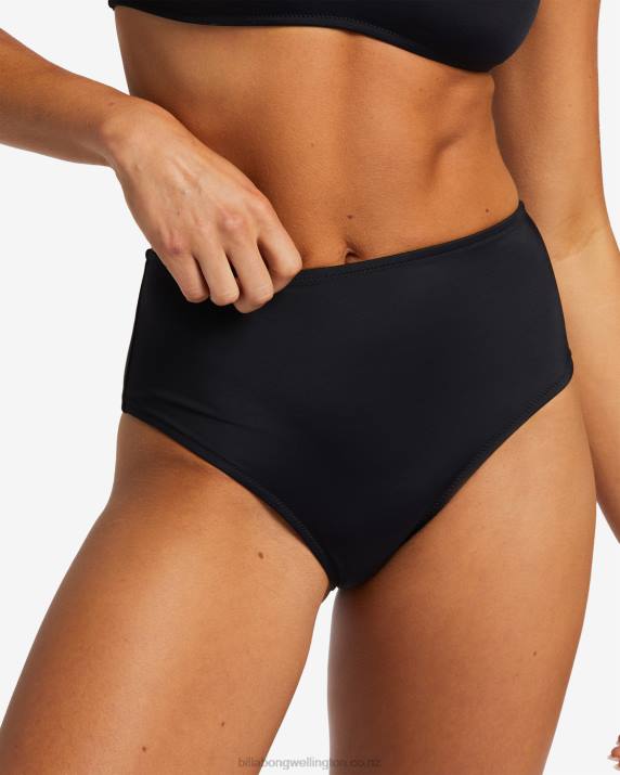 Women Black Billabong A/Div Medium Bikini Bottoms 80P81280