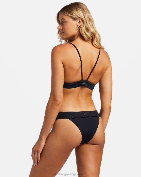 Women Black Billabong A/Div Skimpy Bikini Bottoms 80P81282