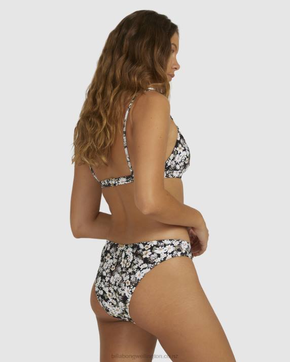 Women Black Billabong Bliss Fall Bondi Bikini Bottoms 80P81600