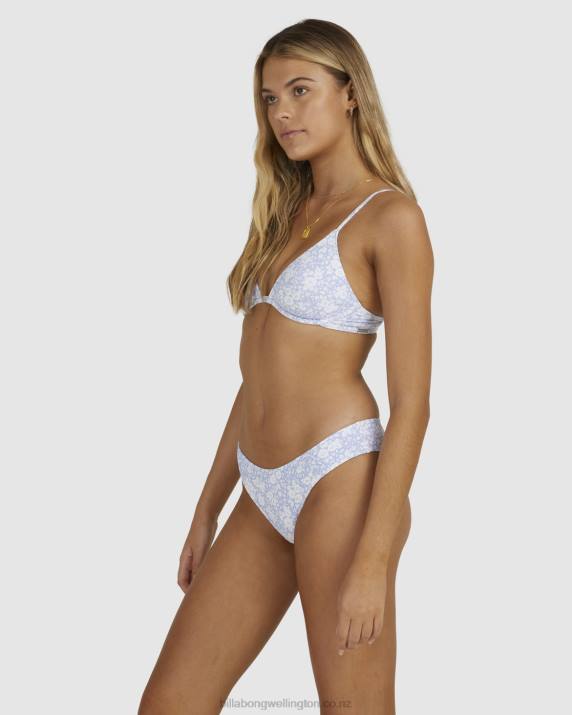 Women Blue Billabong Blue Bell Bondi Bikini Bottoms 80P81715