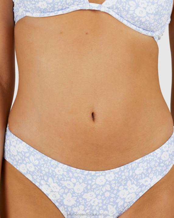 Women Blue Billabong Blue Bell Bondi Bikini Bottoms 80P81715