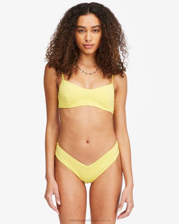 Women Citron Billabong Sol Searcher Fiji Bikini Bottoms 80P81671