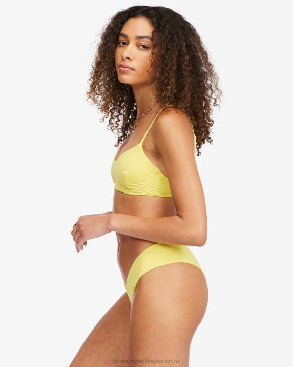 Women Citron Billabong Sol Searcher Fiji Bikini Bottoms 80P81671