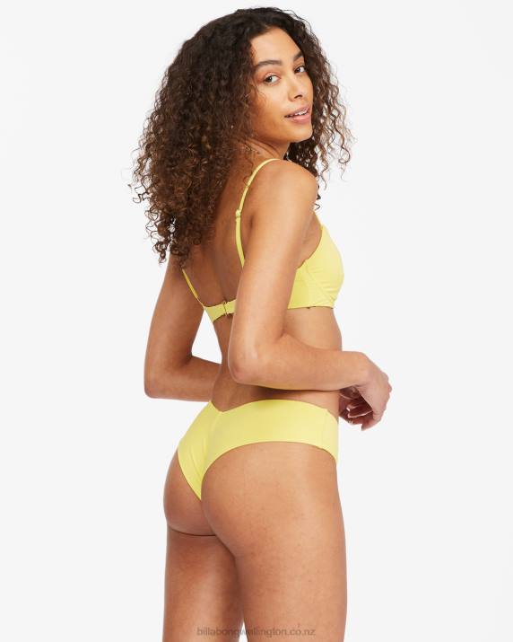 Women Citron Billabong Sol Searcher Fiji Bikini Bottoms 80P81671