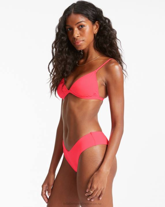 Women Coral Dream Billabong Sol Searcher Fiji Bikini Bottoms 80P81614
