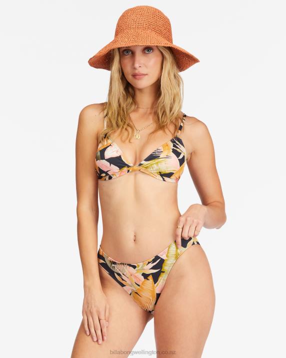 Women Jungle Night Billabong Wave Tribe Lowrider Bikini Bottoms 80P81527