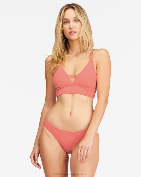 Women Lifes A Peach Billabong Sol Searcher Lowrider Bikini Bottoms 80P81549